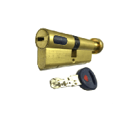 Картинка Цилиндровый механизм Mauer New Wave 4 вертушка-ключ-L=77мм/36-41/,цвет латунь, 5 ключей в Ульяновске Цилиндровый механизм Mauer New Wave 4 вертушка-ключ-L=77мм/36-41/,цвет латунь, 5 ключей в Ульяновске